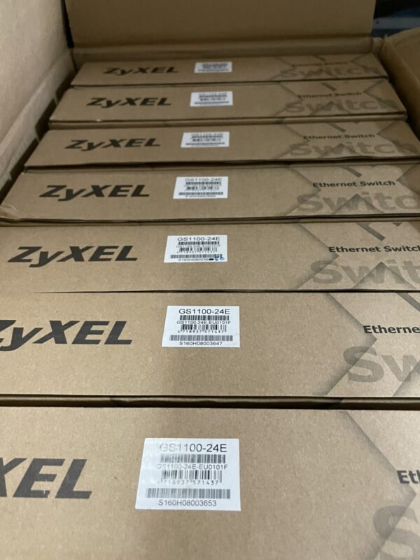 (Zyxel合勤) GS1100-24E 24埠Gigabit免設定交換器/樣品出清/保固30天